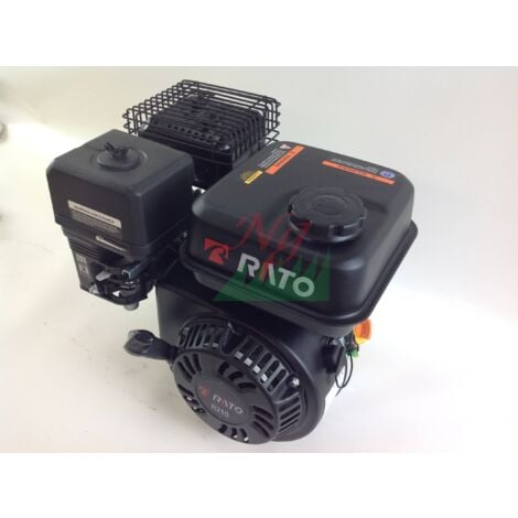 Motore completo RATO R210 212cc albero orizzontale cilindrico 3/4 - 19,05 avv. metallico