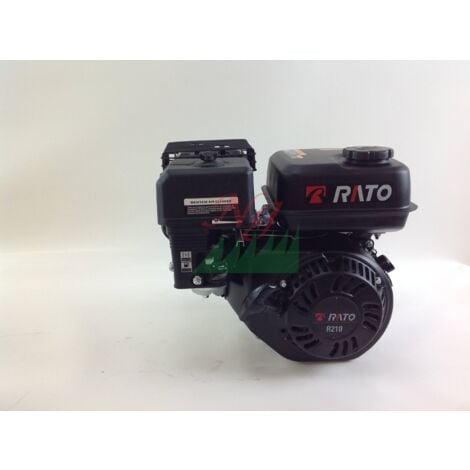 Motore completo RATO R210 212cc albero orizzontale cilindrico 3/4 - 19,05 avv. metallico