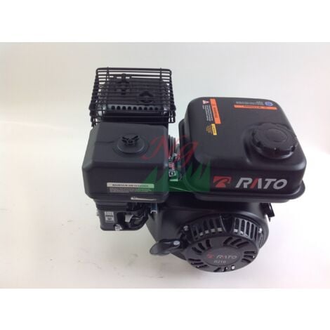 Motore completo RATO R210 212cc albero orizzontale cilindrico 3/4 - 19,05 avv. metallico