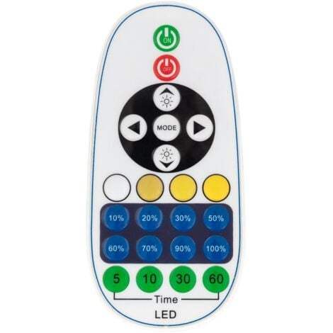 Controller Striscia LED CCT 220V AC 220 LED/m IP67 Larga 15mm Taglio 100 cm con Telecomando IR 23 Pulsanti Bianco