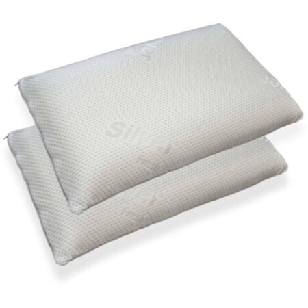 Talamo Italia - Guanciale Coral, Cuscino per letto, Poggiatesta imbottito, Cuscinetto per camera da letto, Made in Italy, 71x41 h11 cm, Bianco