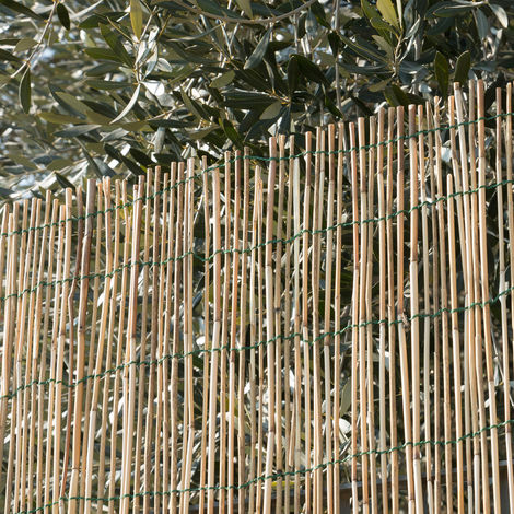 STI Arella canniccio stuoia cannette rilegate ombra recinzione esterno 100x500cm