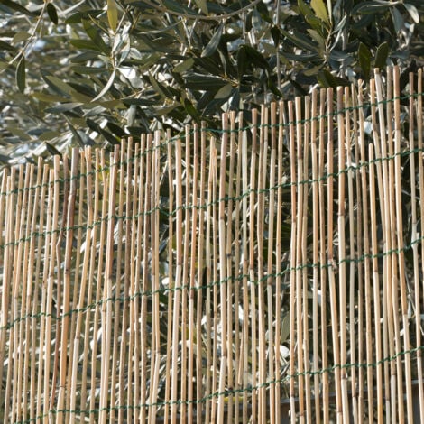 STI Arella canniccio stuoia cannette rilegate ombra recinzione esterno 100x500cm