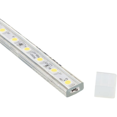 Tappo Terminale Striscia LED 220V AC Taglio 25cm/100cm