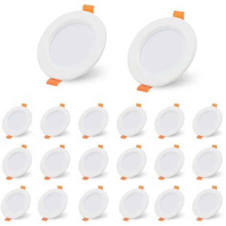 Hengda Faretti da incasso 20x LED Faretti da incasso 5W Faretti da soffitto bianco caldo
