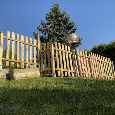 Onlywood Steccato in Legno NICE TAVOLETTA impregnato cm 180 x 100 h.