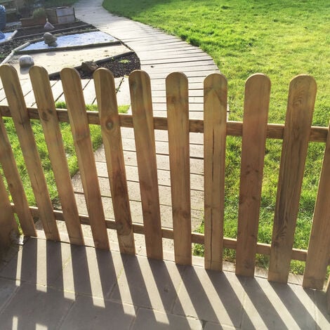 Onlywood Steccato in Legno NICE TAVOLETTA impregnato cm 180 x 100 h.