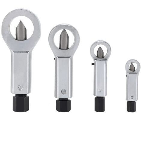 Set 4 Spaccadadi Bulloni Spacca Dadi 9-27mm per Dadi e Bulloni Danneggiati 07374