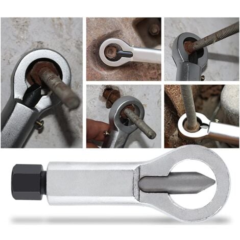 Set 4 Spaccadadi Bulloni Spacca Dadi 9-27mm per Dadi e Bulloni Danneggiati 07374