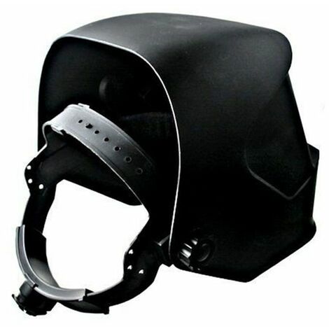 Maschera Saldatura Saldatrice a Casco Nero Vetro Inattinico Oscuramento
