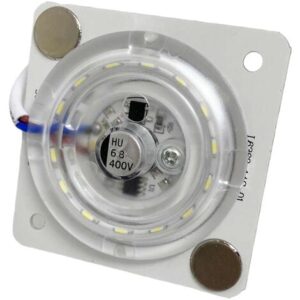 Modulo led sottopensile 220V 14 led smd piastra con base calamitata 3000k  pannello di ricambio per plafoniera neon