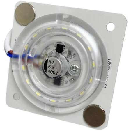 Modulo led sottopensile 220V 14 led smd piastra con base calamitata 4000k pannello di ricambio per plafoniera neon