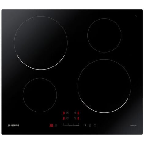 Samsung NZ64T3707AK Nero Da incasso 60 cm Piano cottura a induzione 4 Fornello(i)