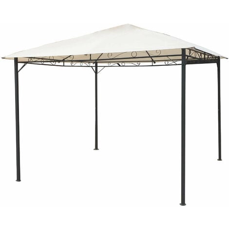 GREX - gazebo da giardino in acciaio 3 x 4 m