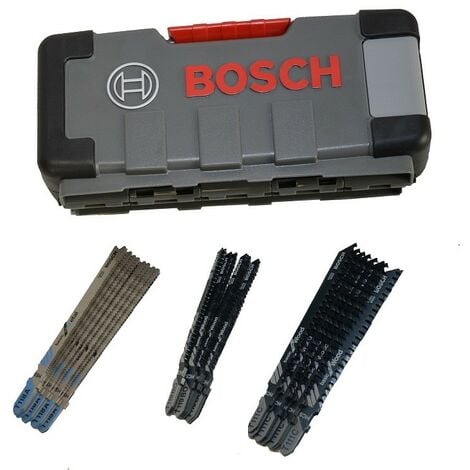 Set di lame per seghetto alternativo BOSCH GST 150 BCE - 30 pezzi in legno e metallo - 2607010903