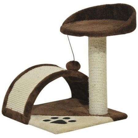 PawHut Albero Tiragraffi per Gatti per Gioco e Relax 36x36x44 cm