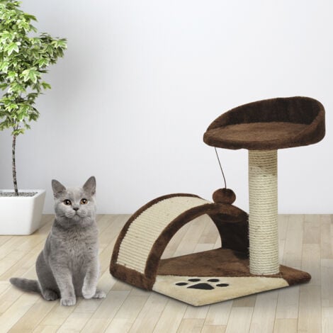 PawHut Albero Tiragraffi per Gatti per Gioco e Relax 36x36x44 cm