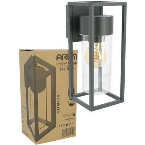 Applique COMETA Outdoor grigio antracite E27