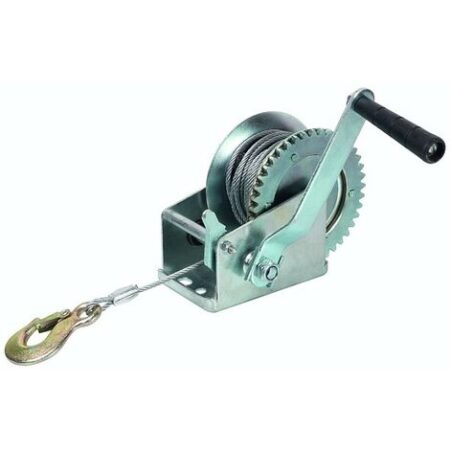 ARGANO PARANCO MANUALE 270 kg - 600 libre - cavo acciaio 6 mt