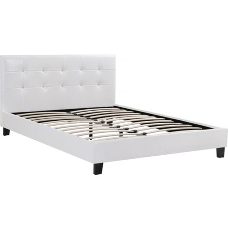 Letto JULIA Bianco - 140 x 190 cm