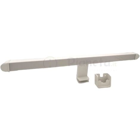 Lampada da specchio 12W a led per bagno applique bianco luce tricolore ( fredda naturale calda )