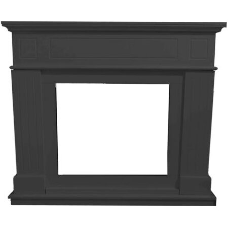 Cornice Caminetti Pienza Grigio Scuro Cm 94,9x110x24,9 Sined Cornice Camino Pienza Grigio