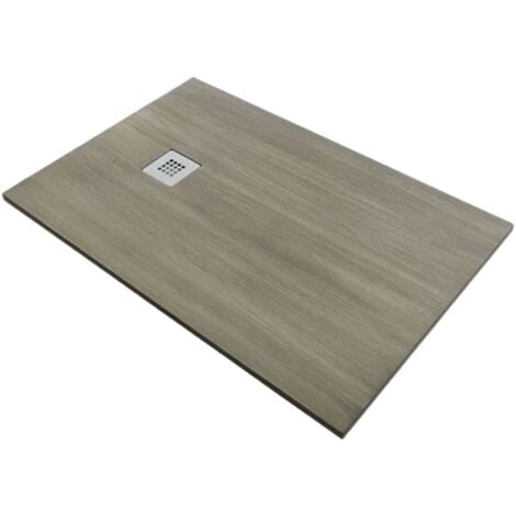 Piatto doccia in pietra SOLIDSTONE - Effetto Legno 70x120