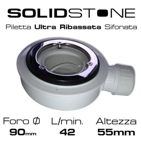 Piatto doccia in pietra SOLIDSTONE - Effetto Legno 70x120
