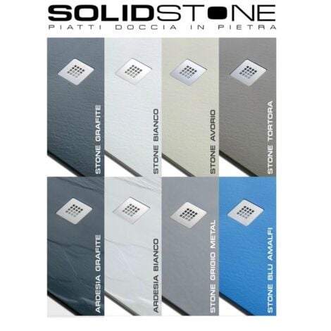 Piatto doccia in pietra SOLIDSTONE - Effetto Legno 70x120