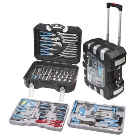 Fervi 0165 Valigia trolley con utensili ed accessori 175 Pz.