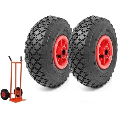2 Ruote 3.00-4 Complete X CARRELLINO Cerchi GOMME Pneumatici 260X85 COPERTONI Carrello Portapacchi