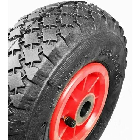 2 Ruote 3.00-4 Complete X CARRELLINO Cerchi GOMME Pneumatici 260X85 COPERTONI Carrello Portapacchi