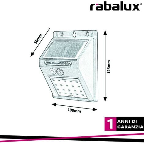 OSTRAVA, LED OUTDOOR SOLAR 4000K 1,3W                                                                    - Luce NATURALE