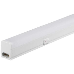 V-TAC Plafoniera LED Chip Samsung Lineare 16W 120cm Raccordabile con Interruttore 3000K