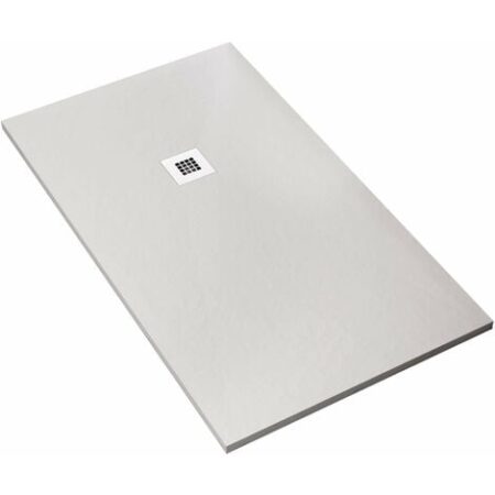Piatto Doccia 80x160 cm in Pietra Bonussi Everest Bianco