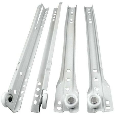 Guide scorrevoli 50 cm bianche per cassetti cucine scrivania ufficio camerette