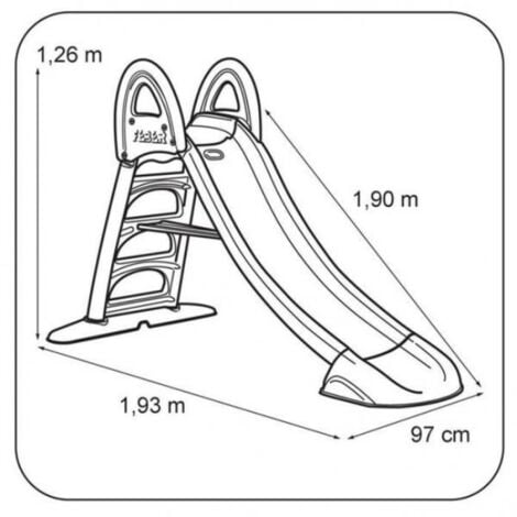 SLIDE 10 - scivolo Feber con acqua per bambini