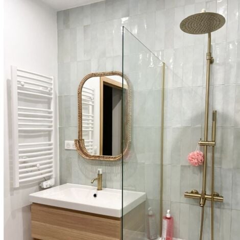Essebagno Colonna termostatica per vasca e doccia Luisa II 250 in oro spazzolato