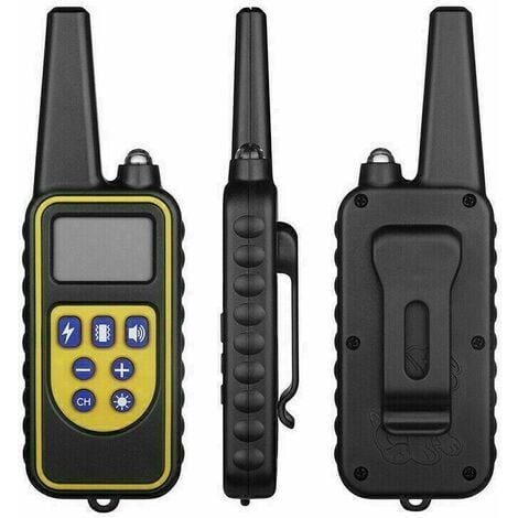 COLLARE IMPERMEABILE TELECOMANDO ADDESTRAMENTO CANI SCOSSA ELETTRICO LCD