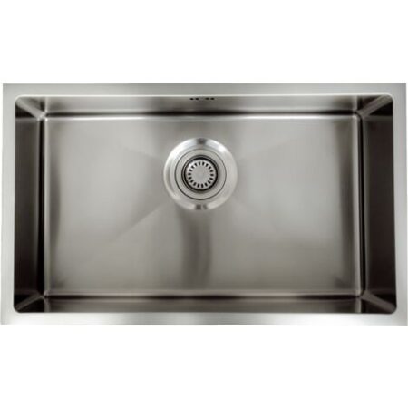 Essebagno Luisa Lavello 1 vasca grande singola 76x45 in acciaio inox