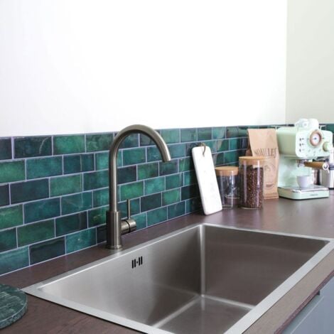 Essebagno Luisa Lavello 1 vasca grande singola 76x45 in acciaio inox