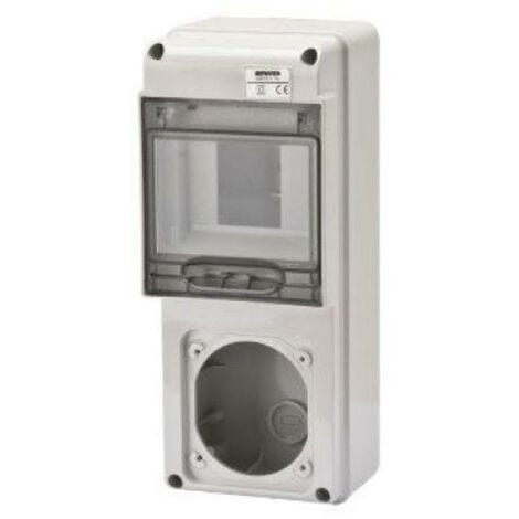 Gewiss quadro stagno q-din 5 vuoto 16a ip65 gw68017 gw68017n