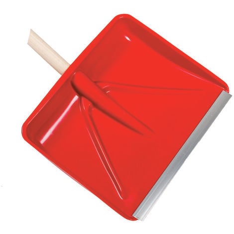 Pala in polipropilene spingineve rossa con profilo alluminio - cm.45x37h.