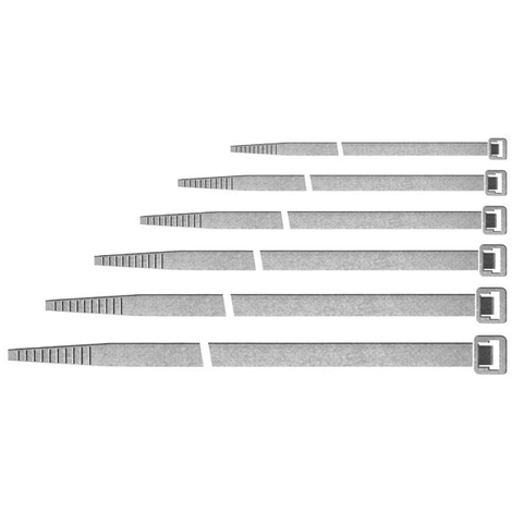 Fascette per Cablaggio Neutre in Nylon 280x7,5 mm Cf. 100 Pz Maurer