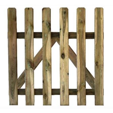 CANCELLETTO Cancello in LEGNO Impregnato in autoclave 100X100H CM PAPILLON