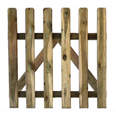 CANCELLETTO Cancello in LEGNO Impregnato in autoclave 100X100H CM PAPILLON