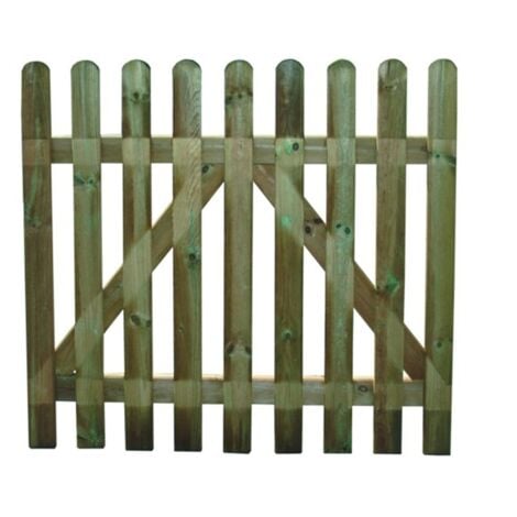 CANCELLETTO Cancello in LEGNO Impregnato in autoclave 100X100H CM PAPILLON