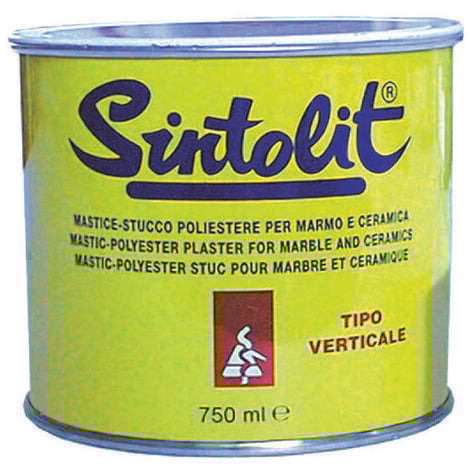 Sintolit stucco per marmo e ceramica in barattolo - ml.750 bianco tipo verticale