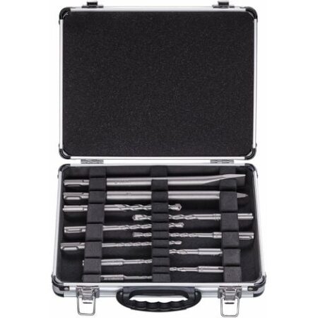 Bosch Set Di Punte Per Martelli E Scalpelli Sds Plus, Misti Per Calcestruzzo E Muratura, Accessorio Per Martello Perforatore, 11 Pezzi