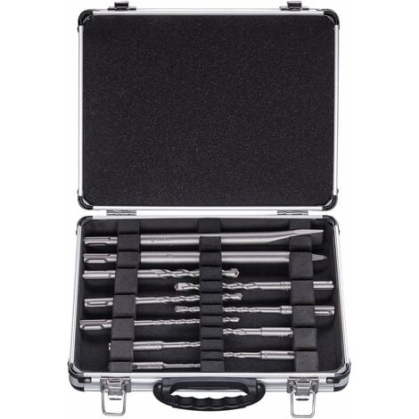 Bosch Set Di Punte Per Martelli E Scalpelli Sds Plus, Misti Per Calcestruzzo E Muratura, Accessorio Per Martello Perforatore, 11 Pezzi